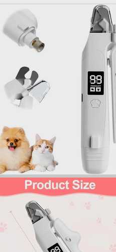 Electric pet nail - 2-in-1,