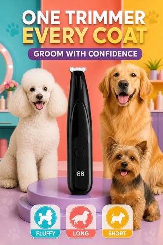 Pet dog cat - dog, clipper