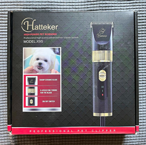 Hatteker x9s grooming clipper - grooming,