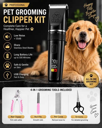 Professional dog cat clippers - professional,
