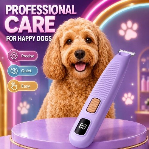 Quiet dog cat hair clipper - cat,