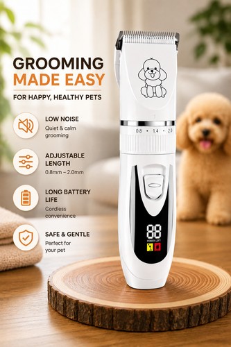 Dog grooming clipper cordless - dog,
