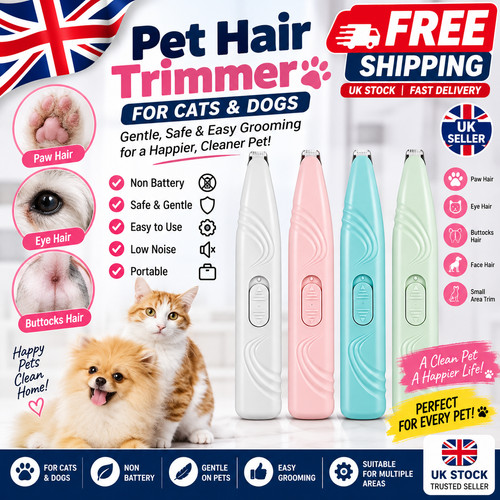 Pet hair trimmer for dogs - trimmer, cats
