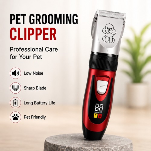 Cordless pet dog cat - dog, grooming