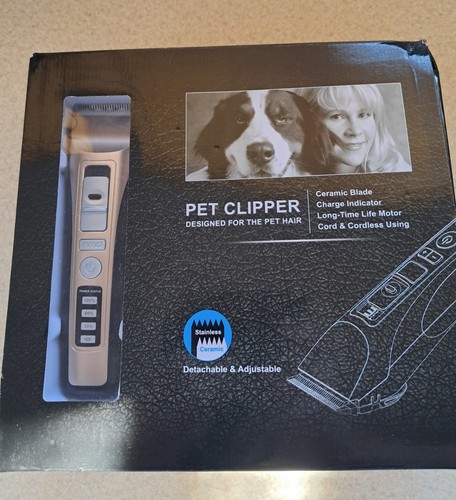 Cordless pet grooming - pet, clippers