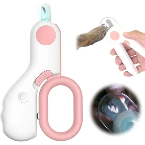 Led pet nail clipper trimmer - led,