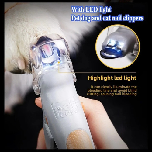 Led pet nail clippers - pet,